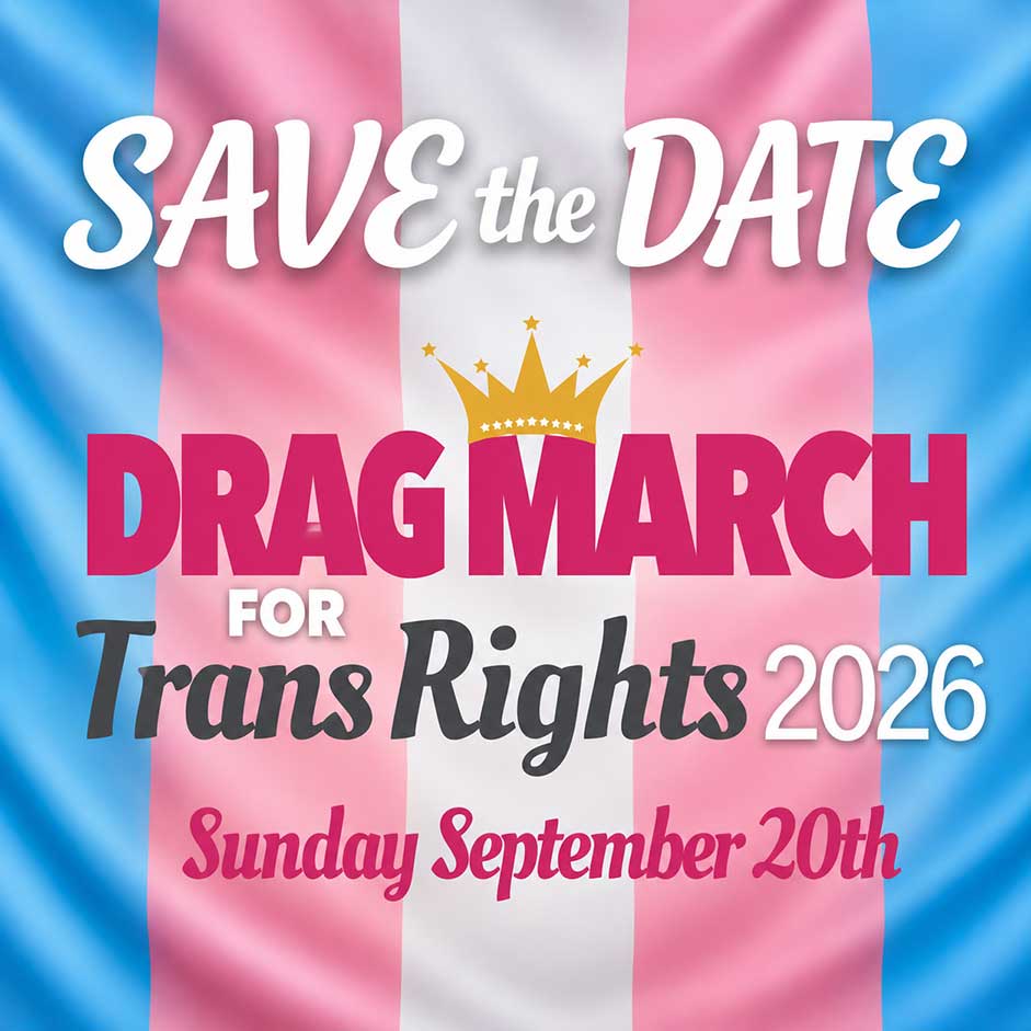 vida drag march 2026 event save the date block