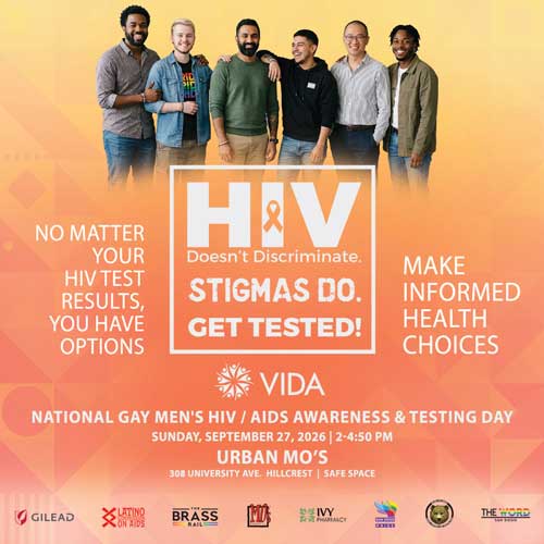 vida national gay mens hiv aids awareness testing day urban mos september 27 2026 english